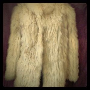 Authentic Blue fox fur coat